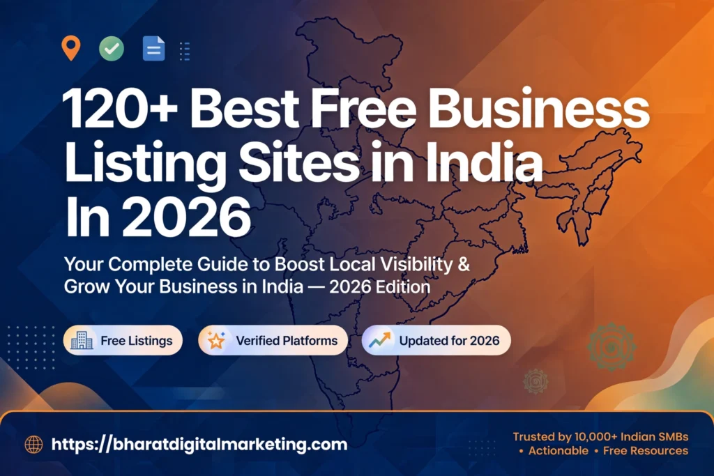 120+ Best Free Business Listing Sites in India In 2026