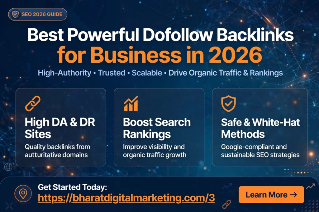 Best Powerful Dofollow Backlinks for Business in 2026